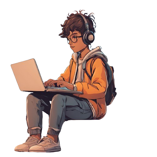 developer with laptop